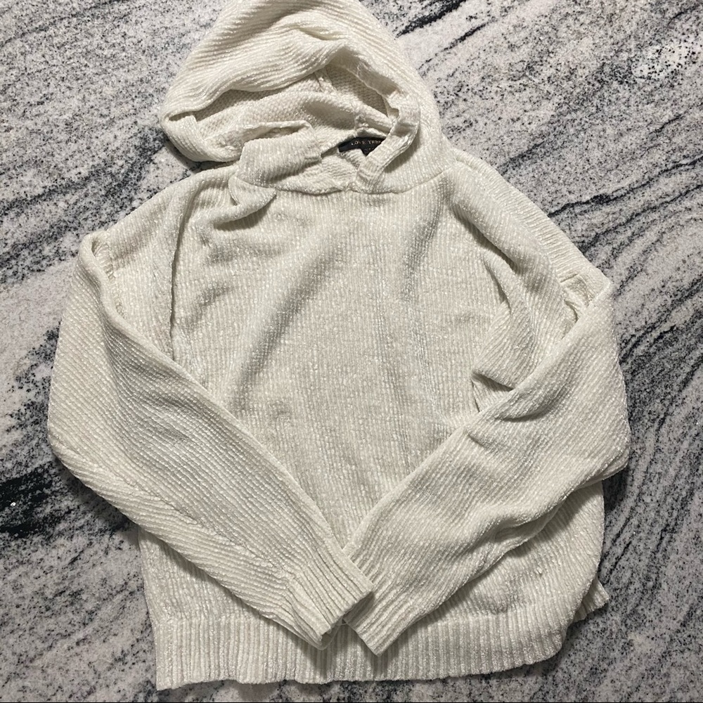 Chenille Hooded Sweater